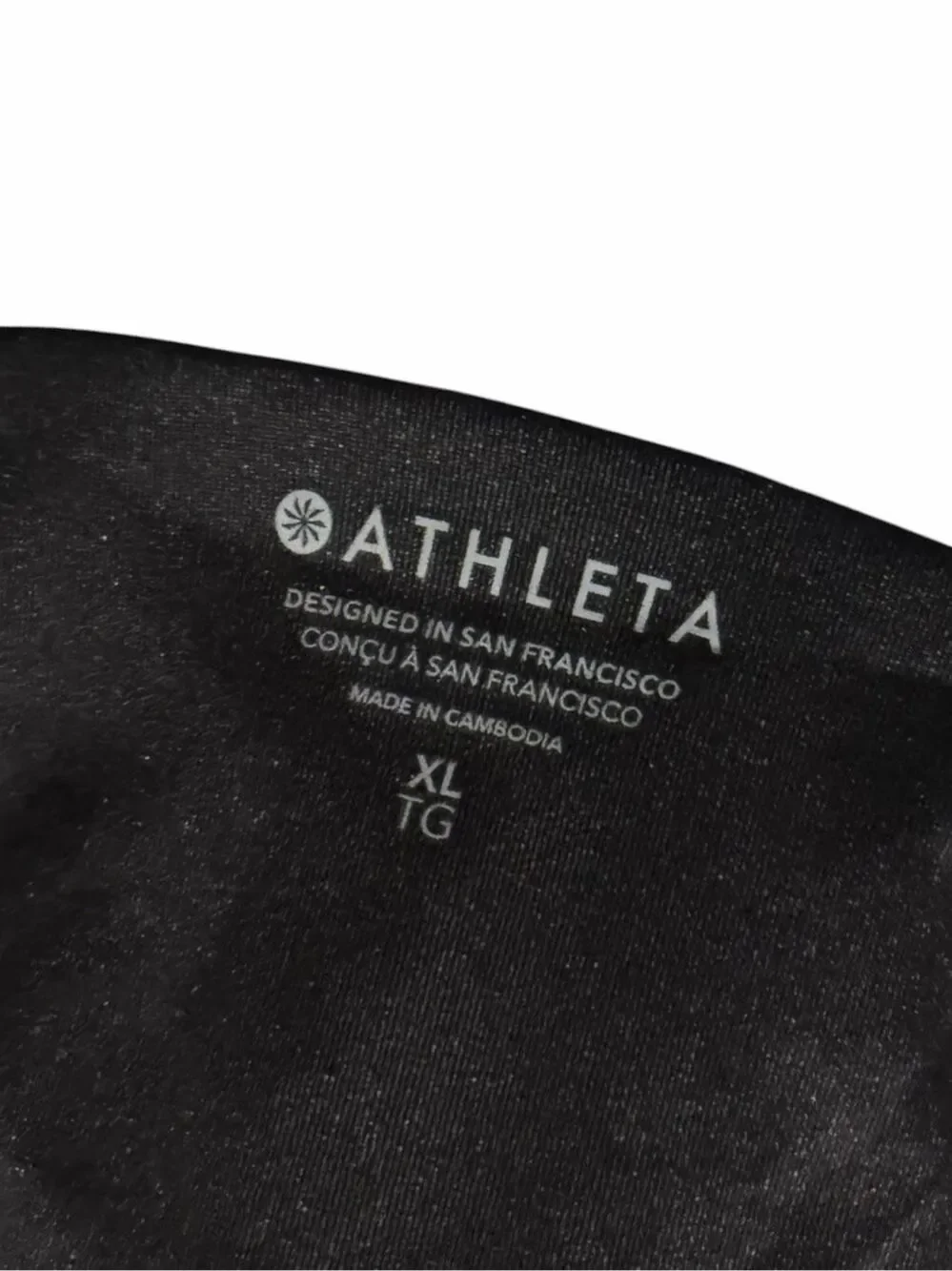 Athleta Ultra High Waist Swim Bottoms XL Black Full Coverage Bikini Bottoms
